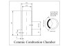 15 STOws Cooker Ceramic Combustion Chamber